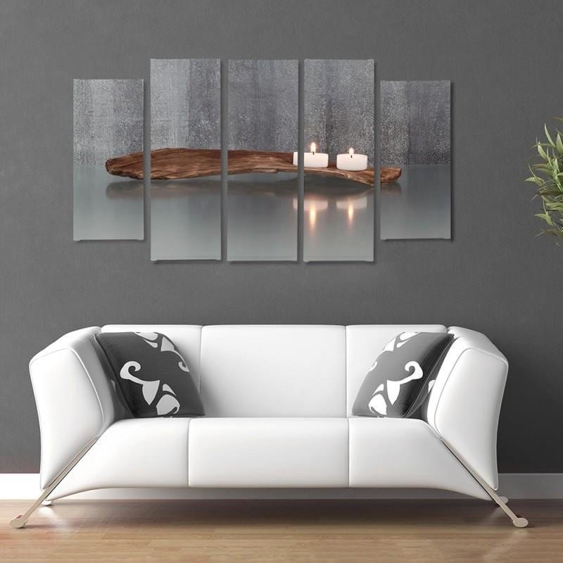 Kanva no 5 daļām - Type B, Candles  Home Trends DECO