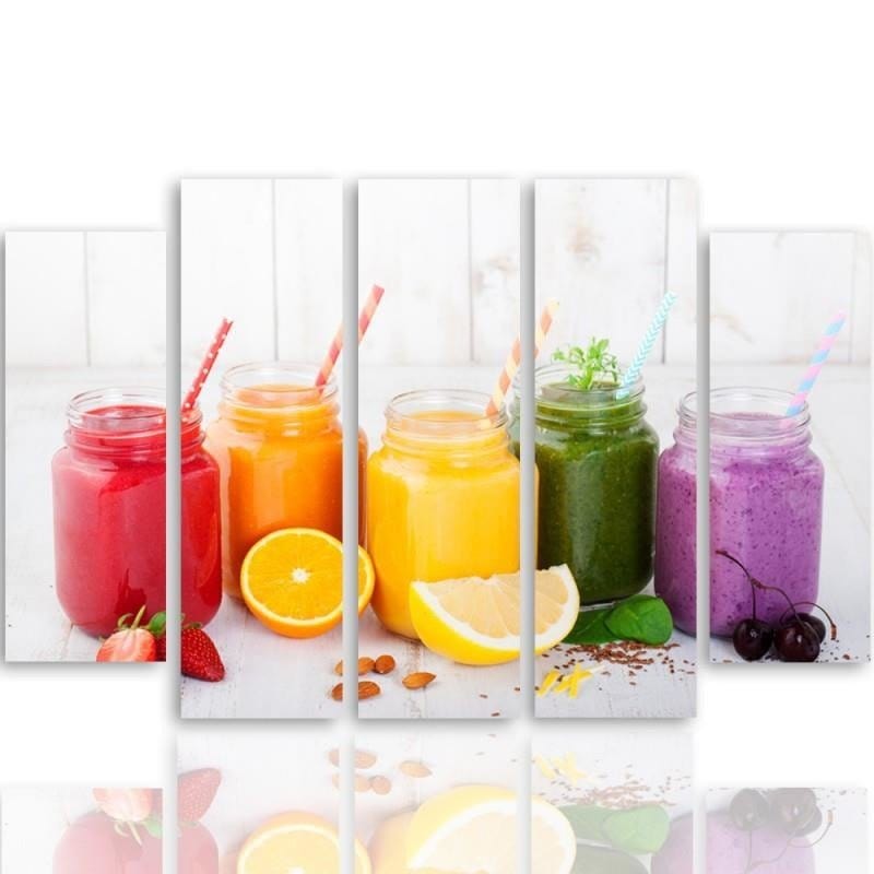 Kanva no 5 daļām - Type B, Collection Fruit  Home Trends DECO