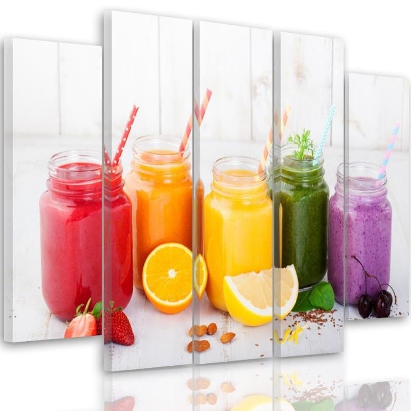 Kanva no 5 daļām - Type B, Collection Fruit  Home Trends DECO