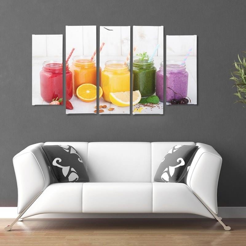 Kanva no 5 daļām - Type B, Collection Fruit  Home Trends DECO