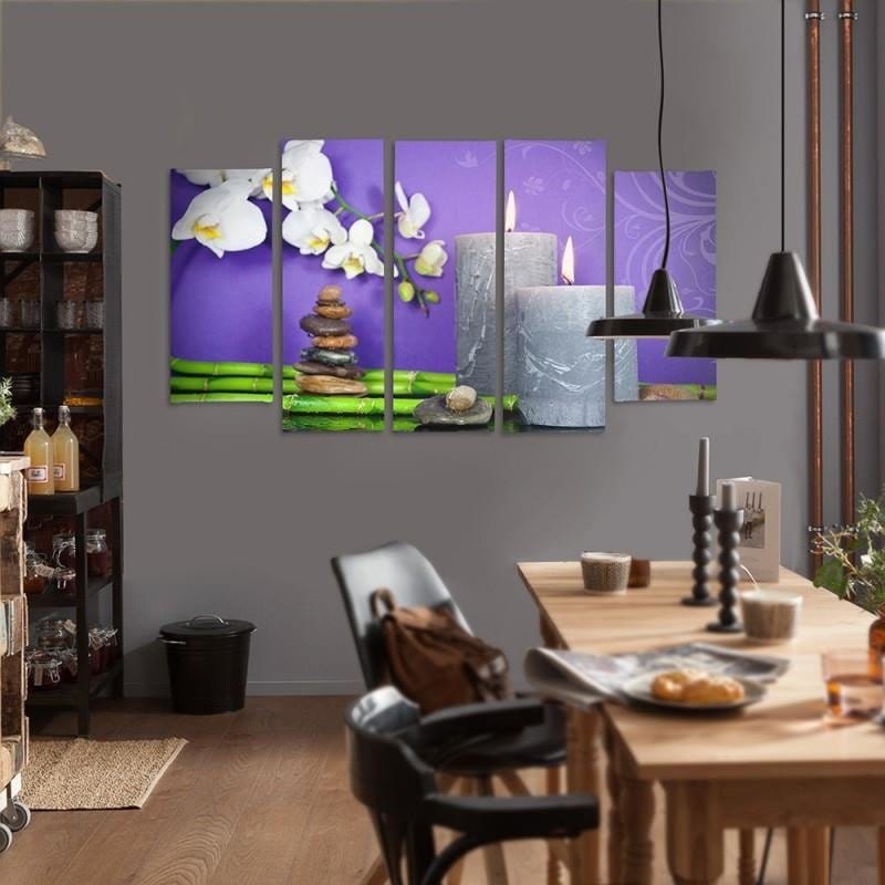 Kanva no 5 daļām - Type B, Composition 7 Zen  Home Trends DECO