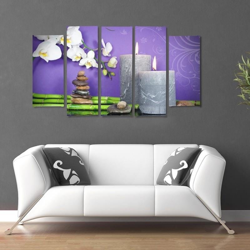 Kanva no 5 daļām - Type B, Composition 7 Zen  Home Trends DECO