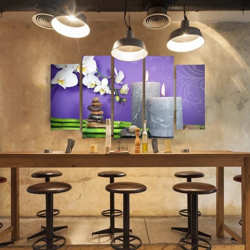Kanva no 5 daļām - Type B, Composition 7 Zen  Home Trends DECO