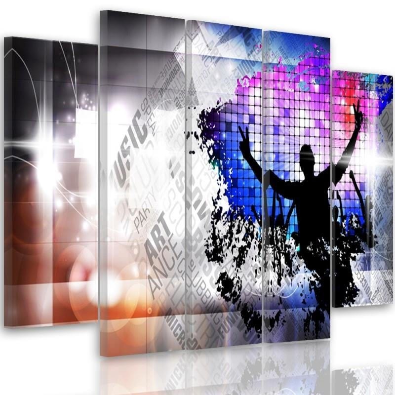 Kanva no 5 daļām - Type B, Dance Art  Home Trends DECO