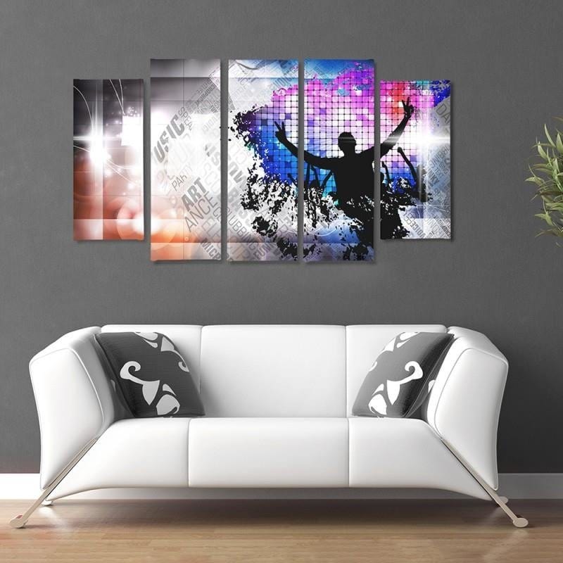 Kanva no 5 daļām - Type B, Dance Art  Home Trends DECO