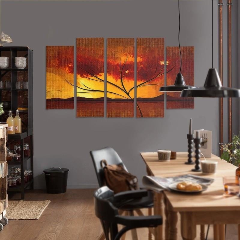 Kanva no 5 daļām - Type B, Dry Tree  Home Trends DECO