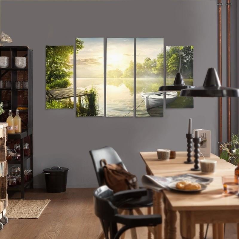 Kanva no 5 daļām - Type B, East Lake  Home Trends DECO