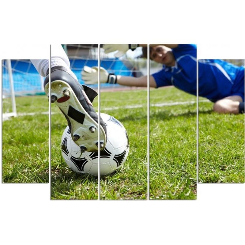 Kanva no 5 daļām - Type B, Football  Home Trends DECO