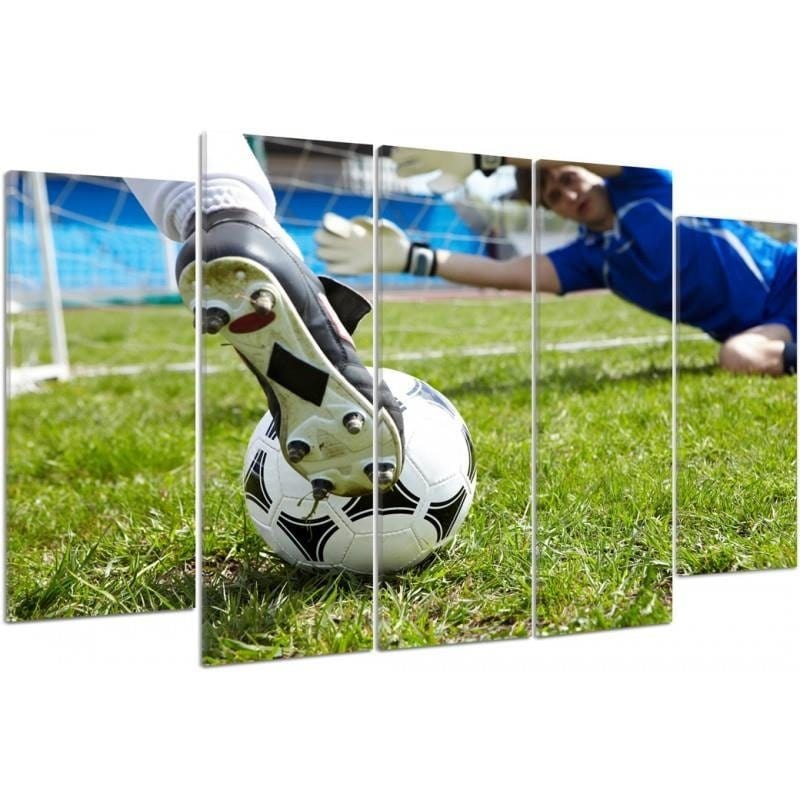 Kanva no 5 daļām - Type B, Football  Home Trends DECO