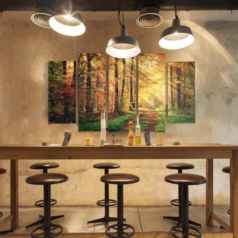 Kanva no 5 daļām - Type B, Forest Road  Home Trends DECO