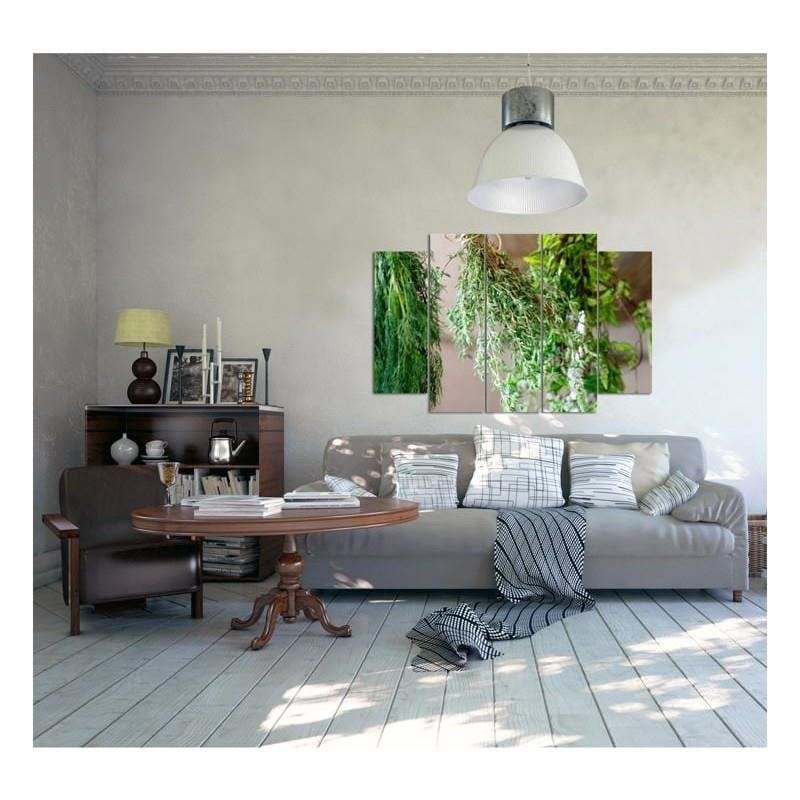 Kanva no 5 daļām - Type B, Fresh Herbs 2  Home Trends DECO