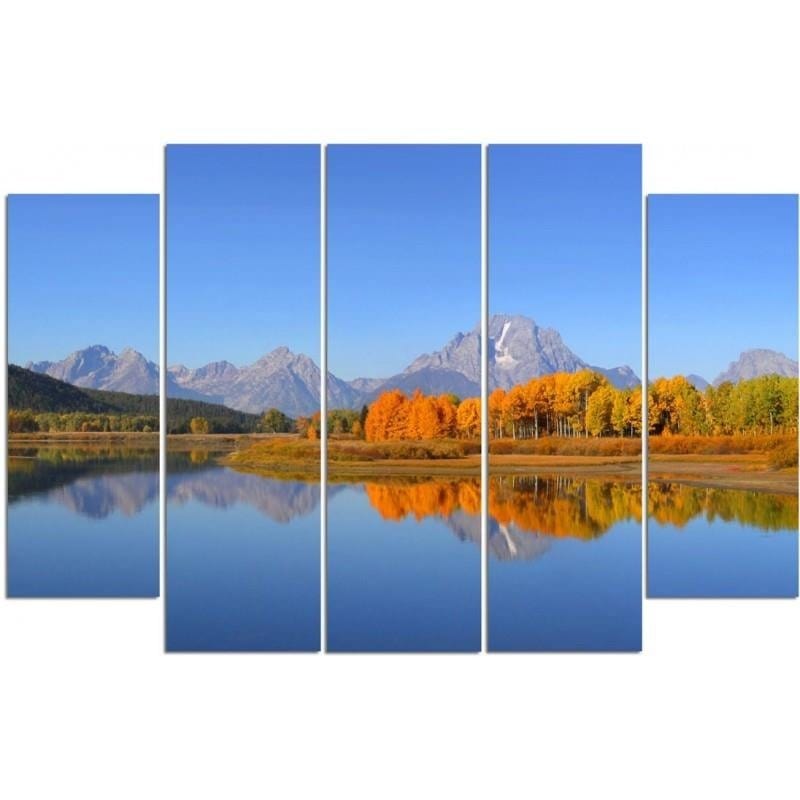 Kanva no 5 daļām - Type B, Grand Teton National Park  Home Trends DECO
