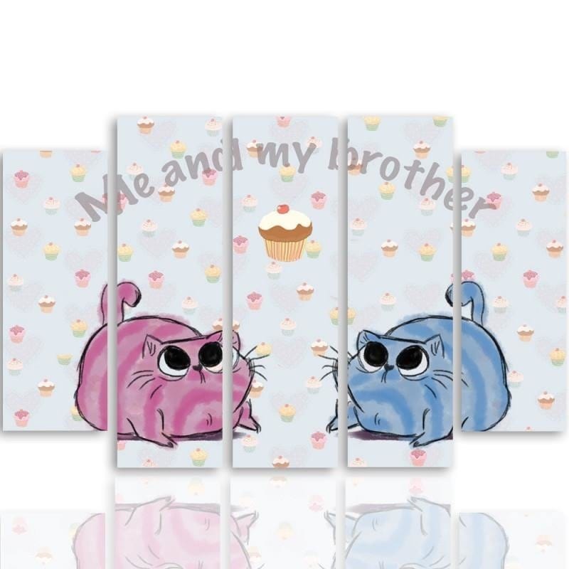 Kanva no 5 daļām - Type B, Me And My Brother  Home Trends DECO