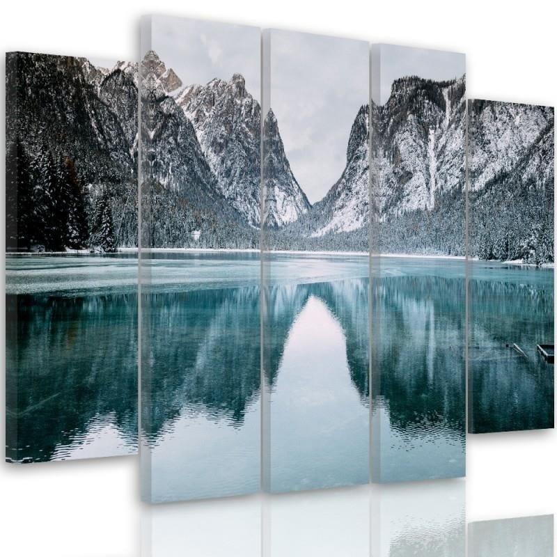 Kanva no 5 daļām - Type B, Mountain Landscape  Home Trends DECO