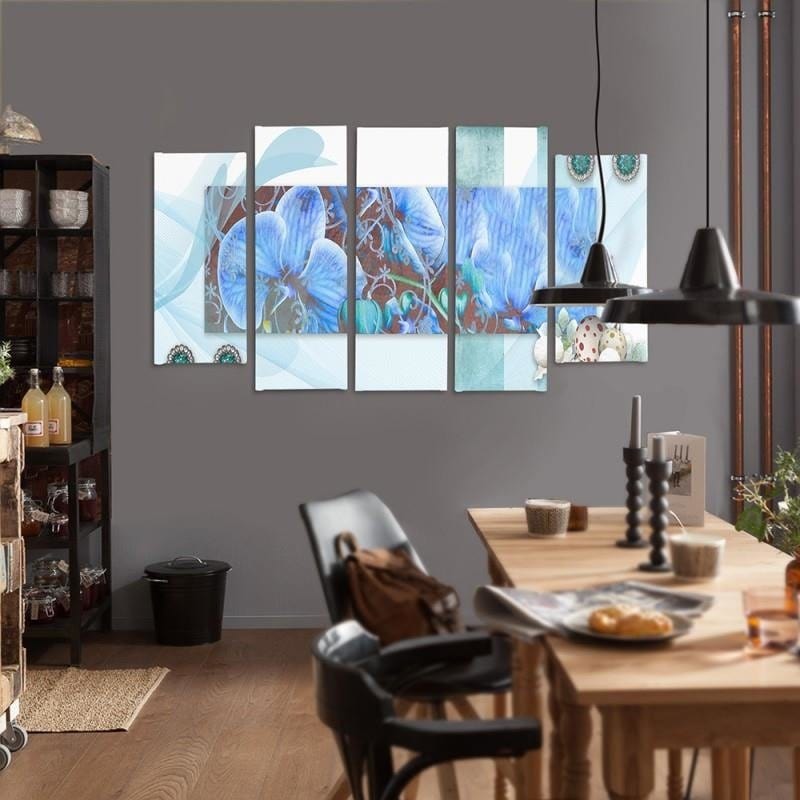 Kanva no 5 daļām - Type B, Orchid Composition 2  Home Trends DECO