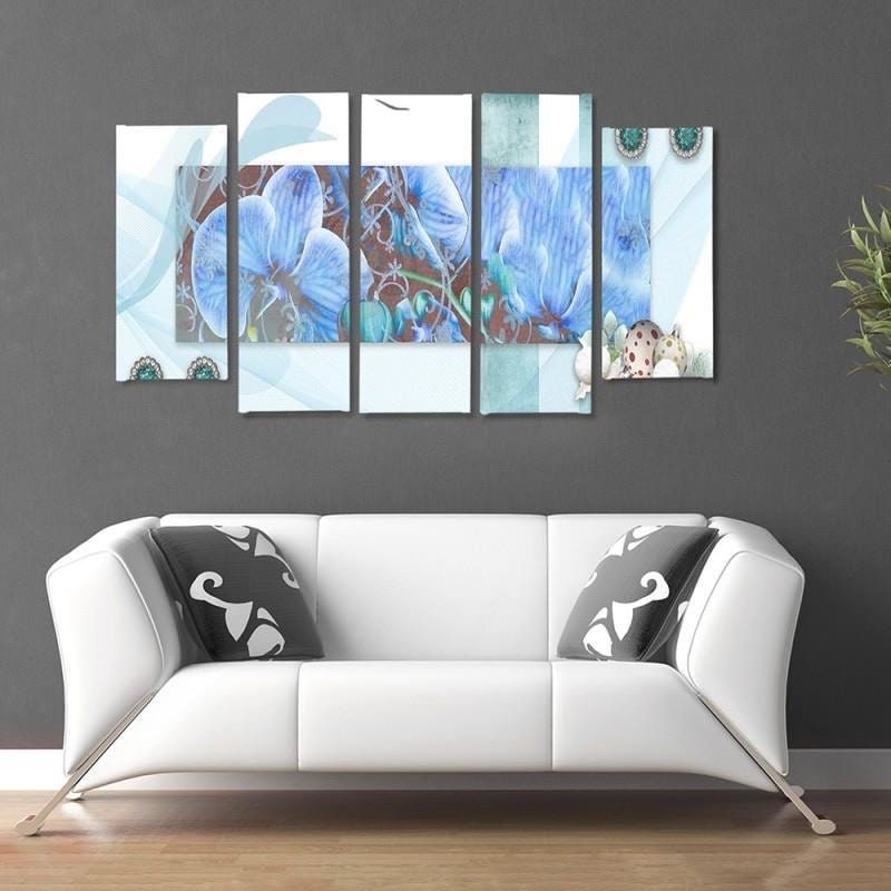 Kanva no 5 daļām - Type B, Orchid Composition 2  Home Trends DECO
