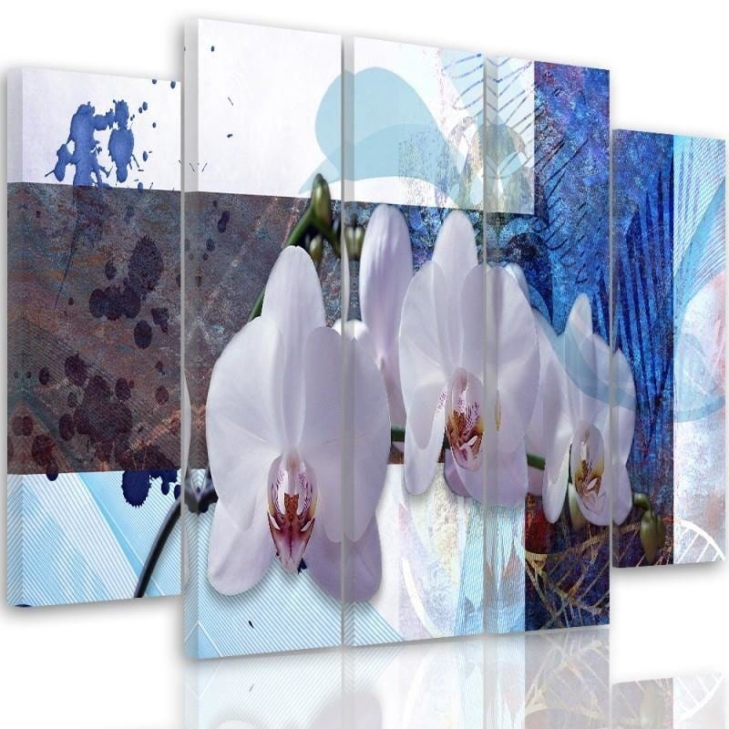 Kanva no 5 daļām - Type B, Orchid Composition  Home Trends DECO