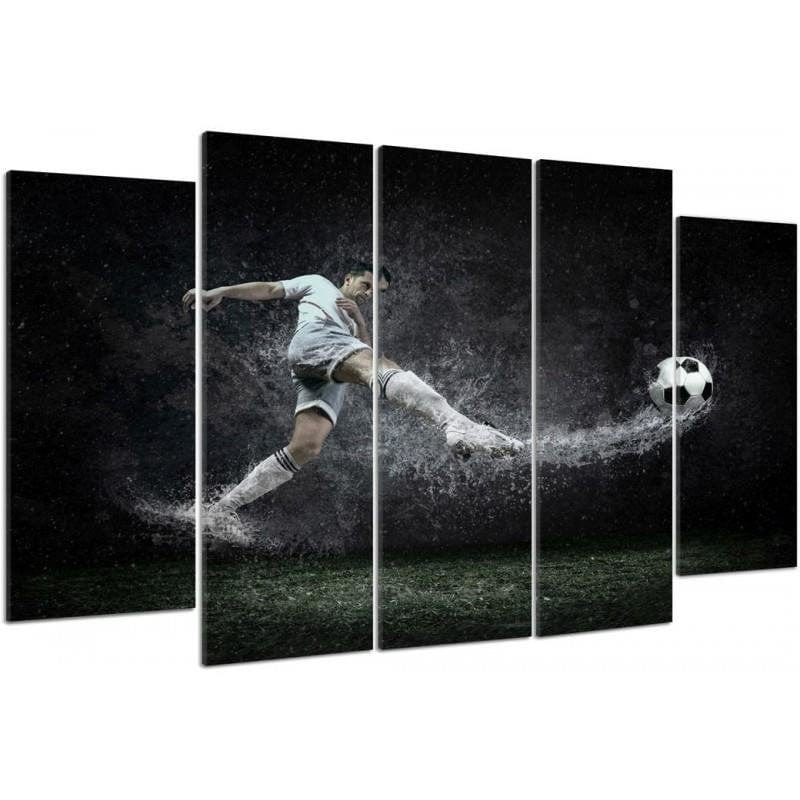 Kanva no 5 daļām - Type B, Player On The Wet Turf  Home Trends DECO