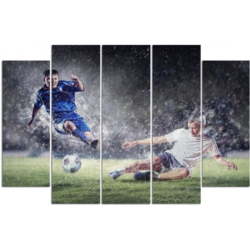Kanva no 5 daļām - Type B, Players - Tackle  Home Trends DECO