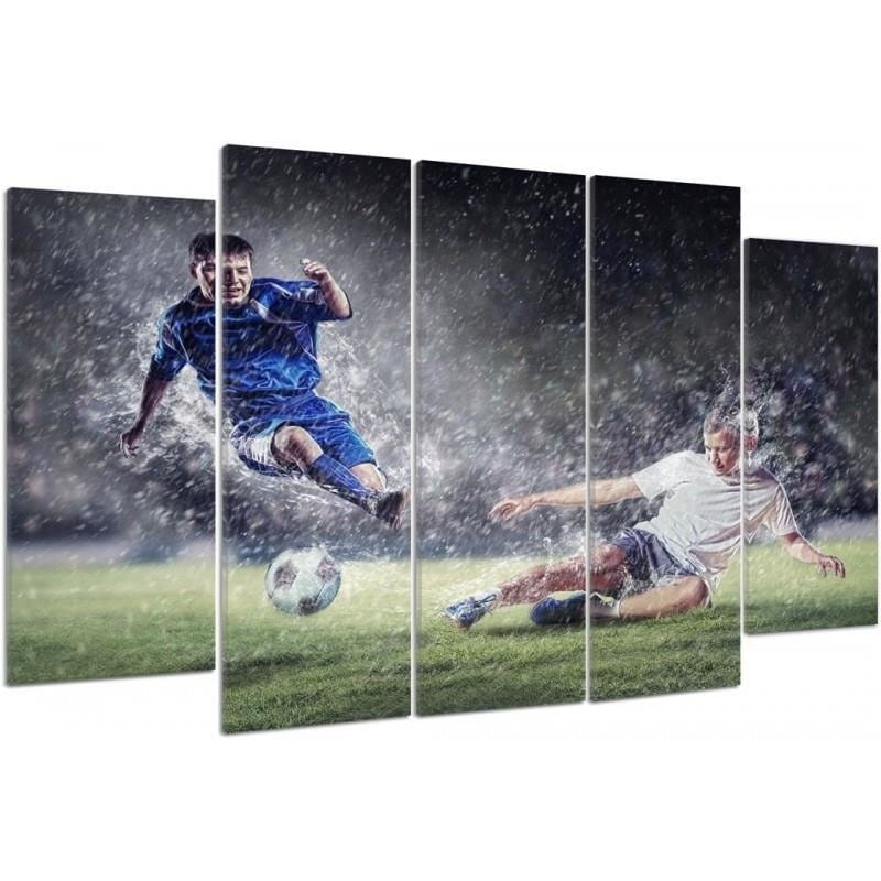 Kanva no 5 daļām - Type B, Players - Tackle  Home Trends DECO