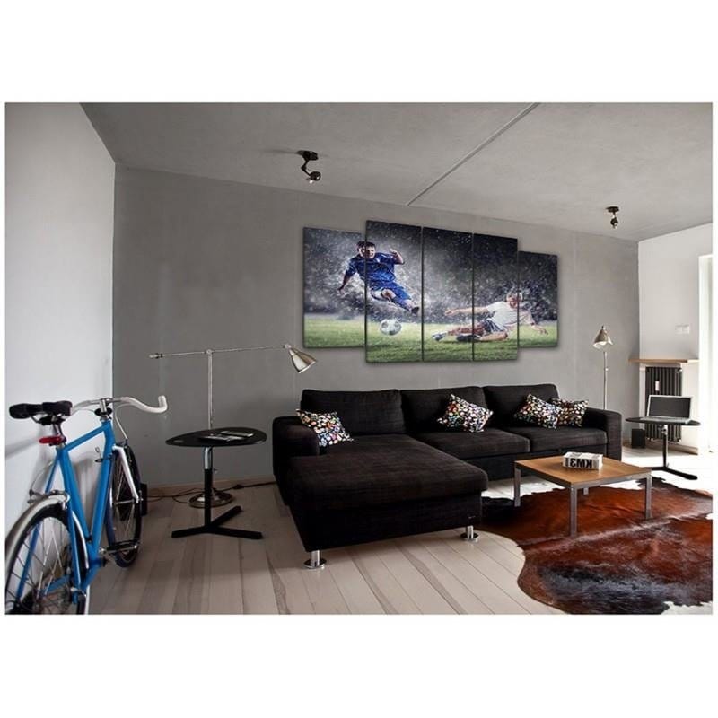 Kanva no 5 daļām - Type B, Players - Tackle  Home Trends DECO