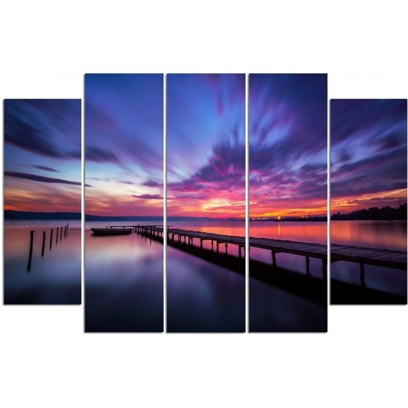 Kanva no 5 daļām - Type B, Sky Full Of Colors  Home Trends DECO