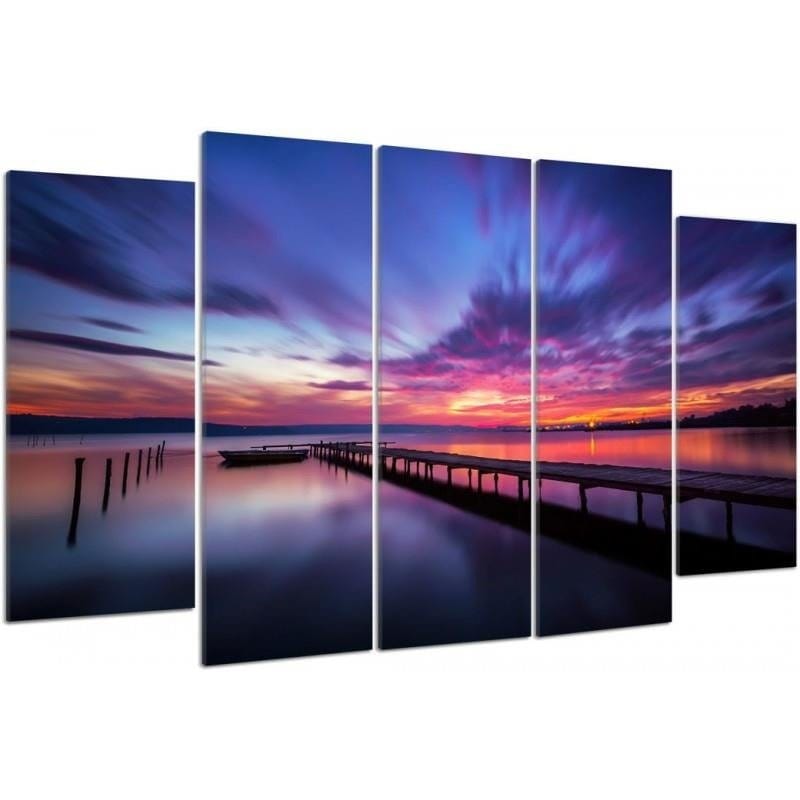Kanva no 5 daļām - Type B, Sky Full Of Colors  Home Trends DECO