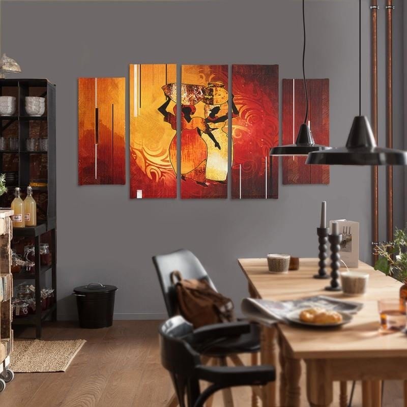 Kanva no 5 daļām - Type B, South  Home Trends DECO