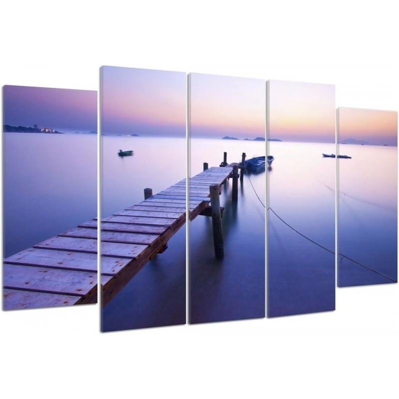 Kanva no 5 daļām - Type B, Sunrise Along The Coast  Home Trends DECO