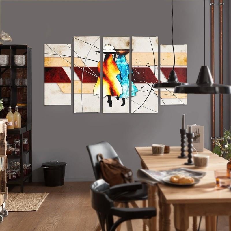 Kanva no 5 daļām - Type B, Two Figures  Home Trends DECO