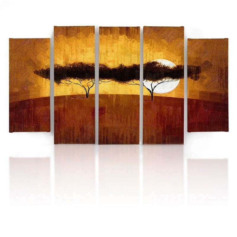 Kanva no 5 daļām - Type B, Two Trees  Home Trends DECO