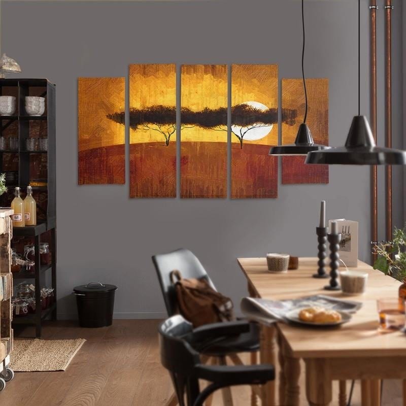 Kanva no 5 daļām - Type B, Two Trees  Home Trends DECO
