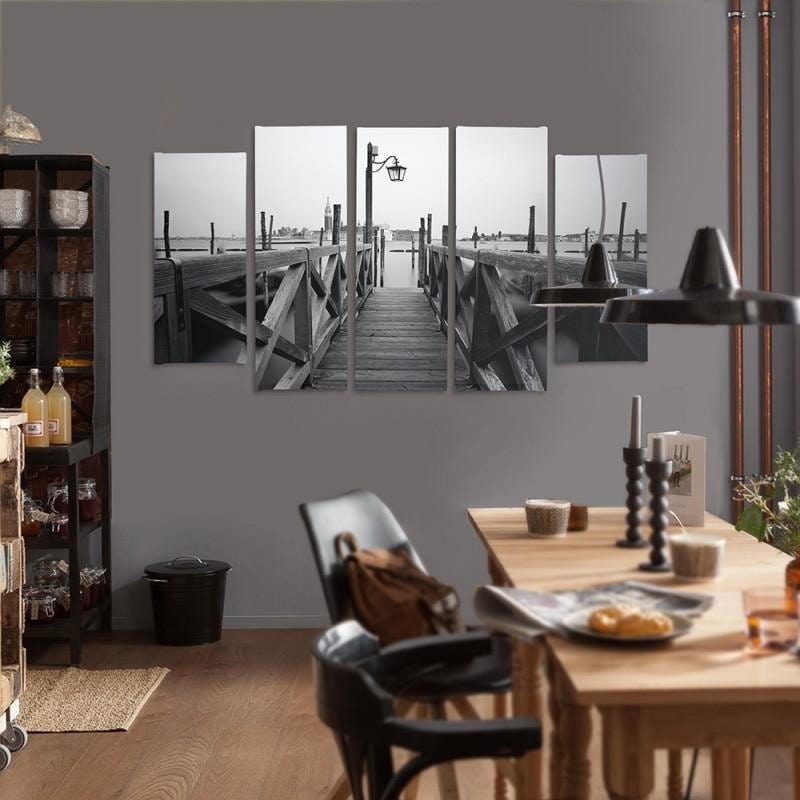 Kanva no 5 daļām - Type B, Wooden Bridge  Home Trends DECO