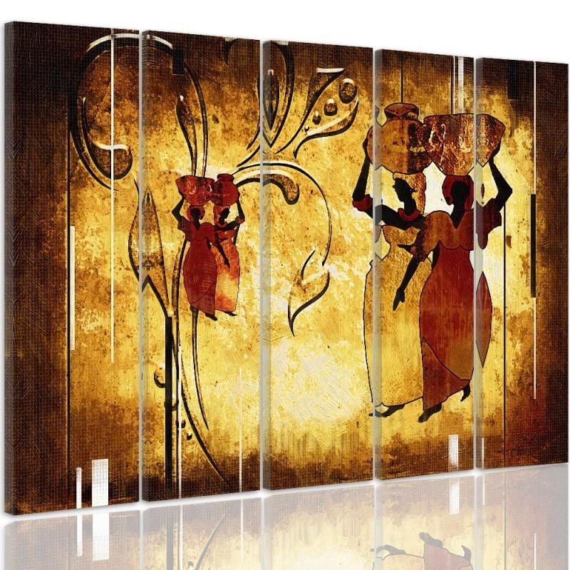 Kanva no 5 daļām - Type C, African  Home Trends DECO