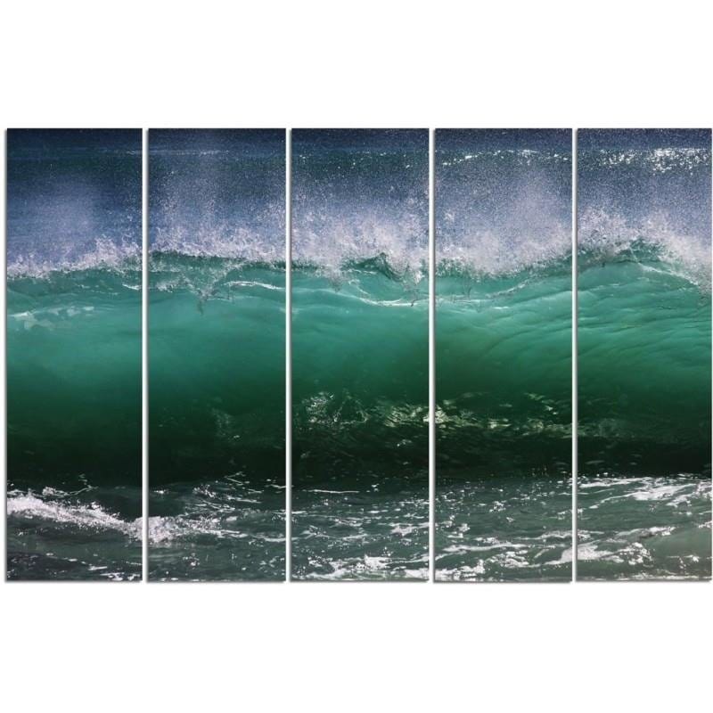 Kanva no 5 daļām - Type C, Agitated Wave 2  Home Trends DECO