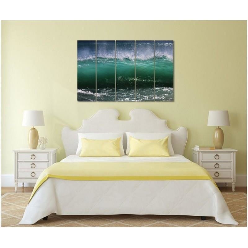 Kanva no 5 daļām - Type C, Agitated Wave 2  Home Trends DECO