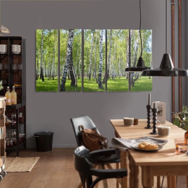 Kanva no 5 daļām - Type C, Birch  Home Trends DECO