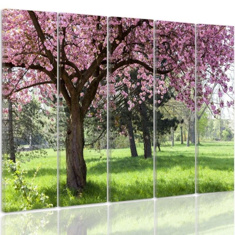 Kanva no 5 daļām - Type C, Blooming Tree  Home Trends DECO