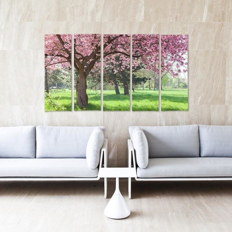 Kanva no 5 daļām - Type C, Blooming Tree  Home Trends DECO