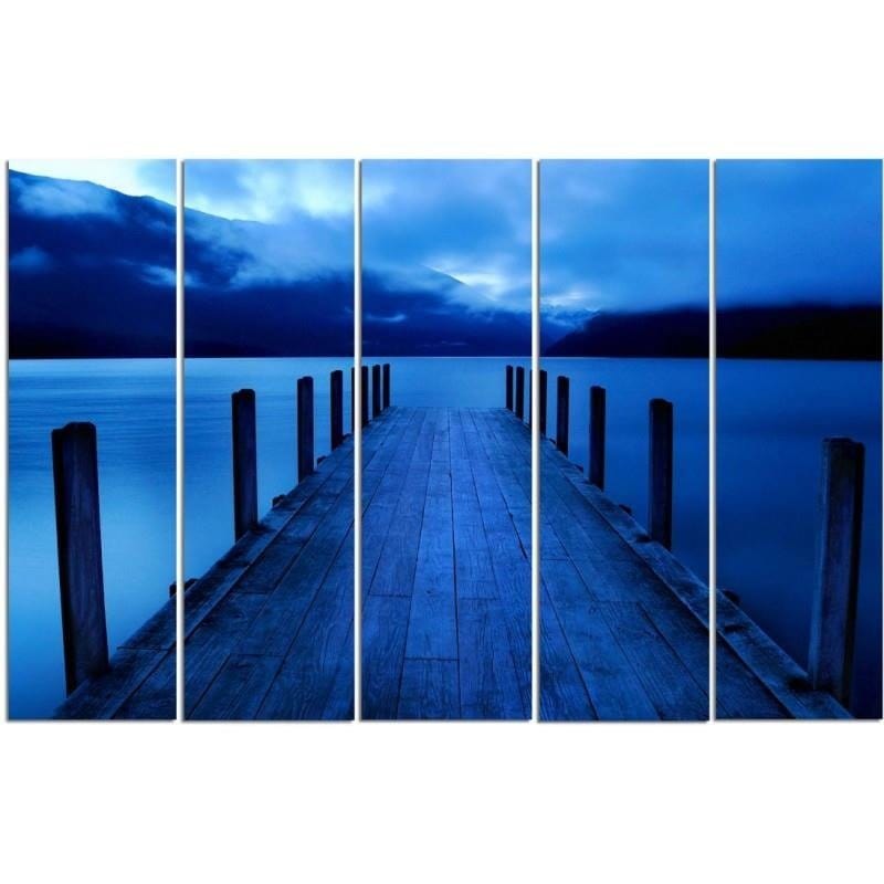 Kanva no 5 daļām - Type C, Blue Bridge  Home Trends DECO
