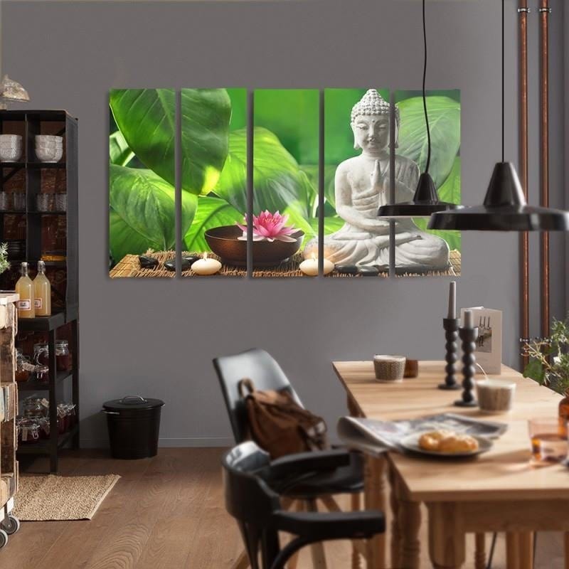 Kanva no 5 daļām - Type C, Buddha 4  Home Trends DECO
