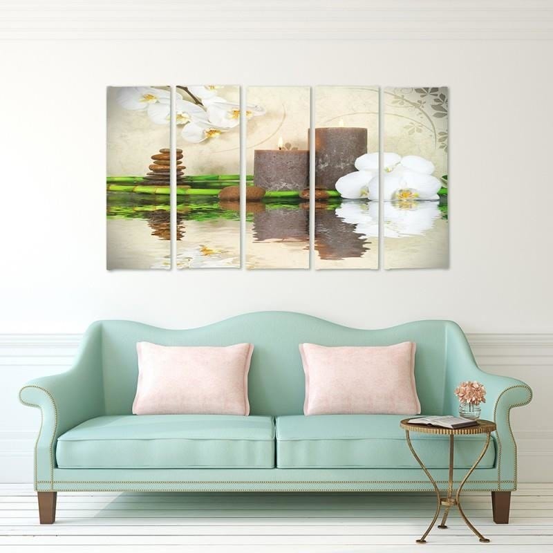 Kanva no 5 daļām - Type C, Composition 6 Zen  Home Trends DECO