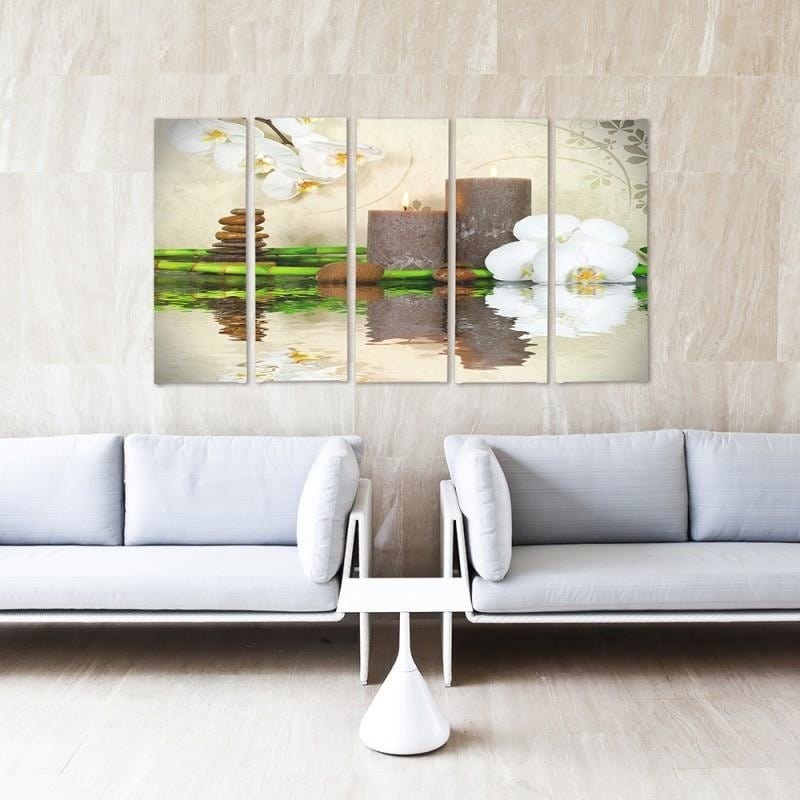 Kanva no 5 daļām - Type C, Composition 6 Zen  Home Trends DECO