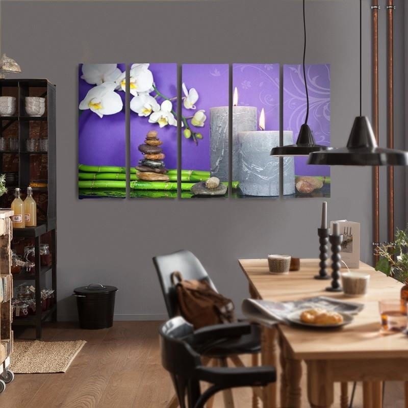 Kanva no 5 daļām - Type C, Composition 7 Zen  Home Trends DECO