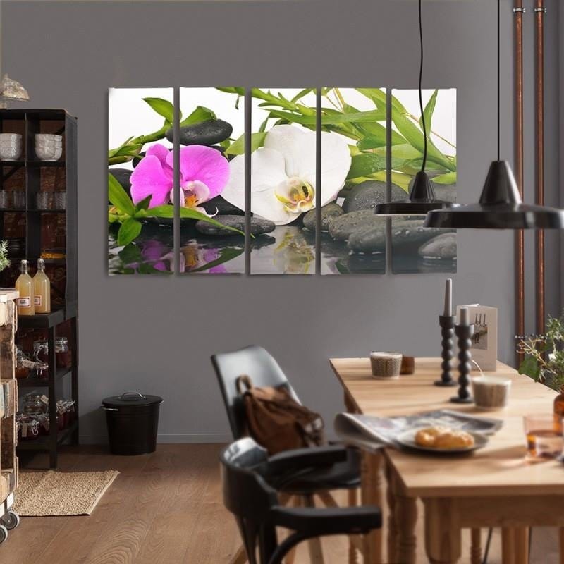 Kanva no 5 daļām - Type C, Composition 8 Zen  Home Trends DECO