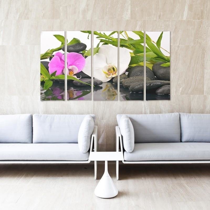 Kanva no 5 daļām - Type C, Composition 8 Zen  Home Trends DECO