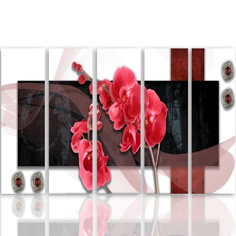 Kanva no 5 daļām - Type C, Composition Orchid  Home Trends DECO