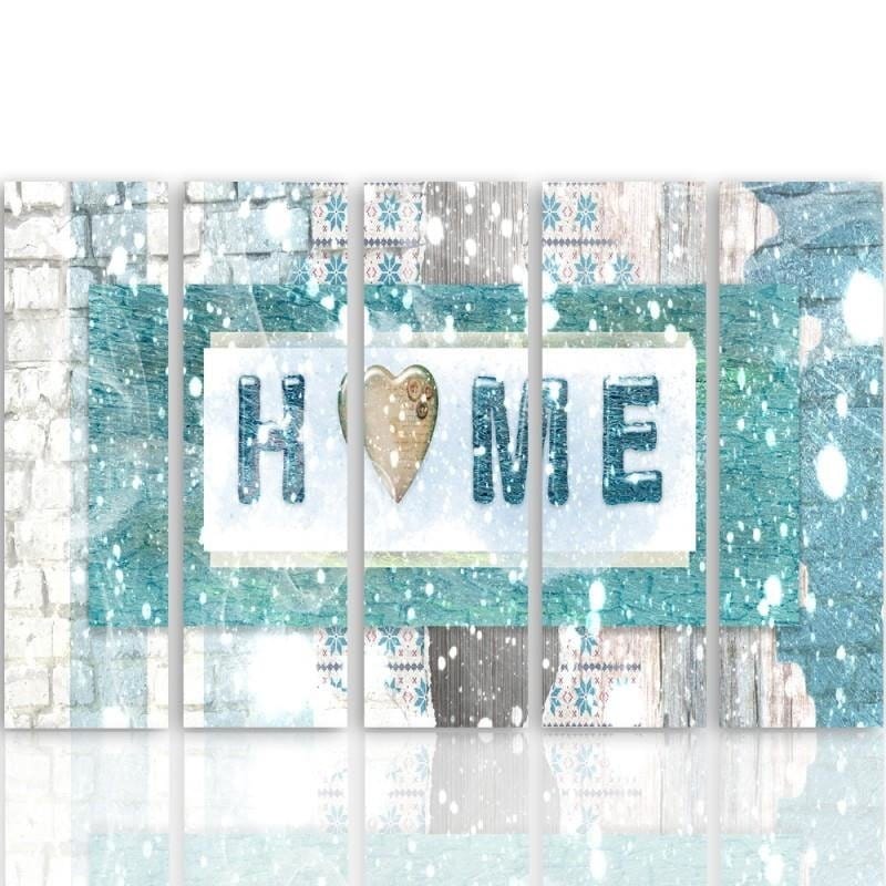 Kanva no 5 daļām - Type C, Composition Winter  Home Trends DECO