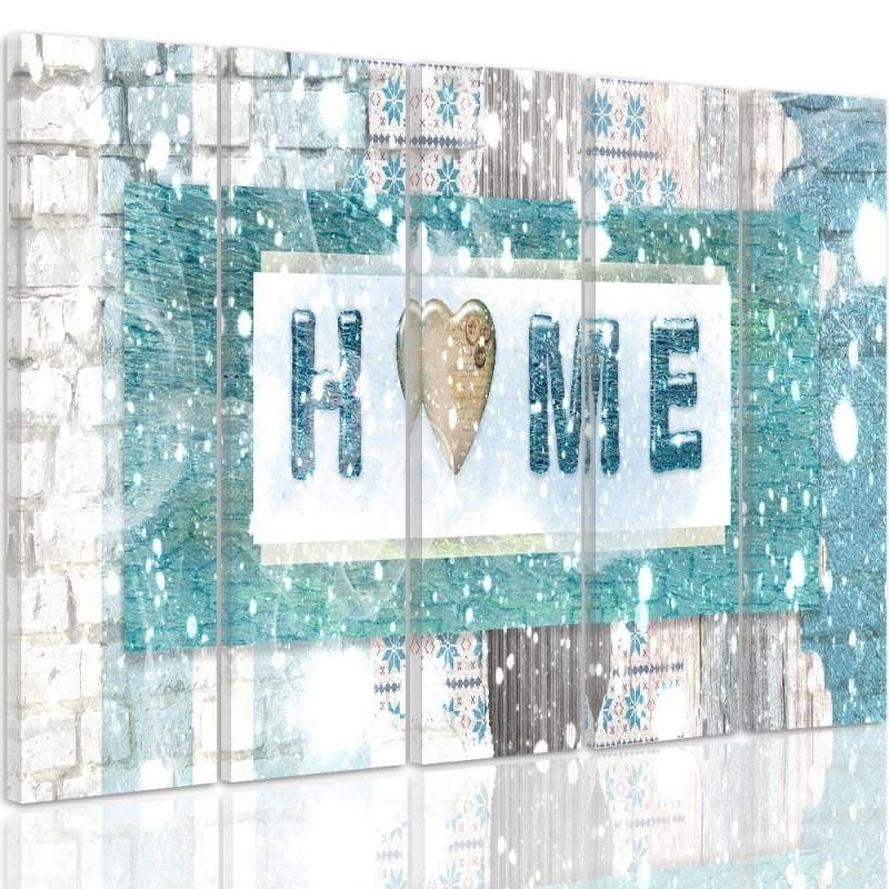 Kanva no 5 daļām - Type C, Composition Winter  Home Trends DECO