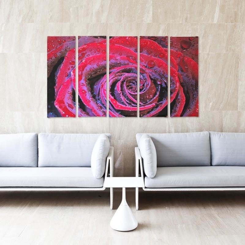 Kanva no 5 daļām - Type C, Dewy Rose  Home Trends DECO